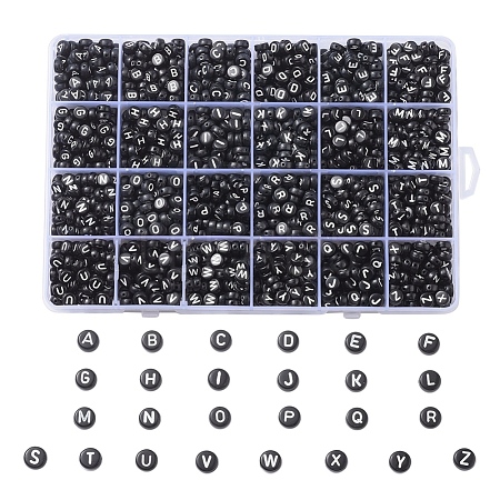 Opaque Acrylic Beads SACR-X0015-08-1