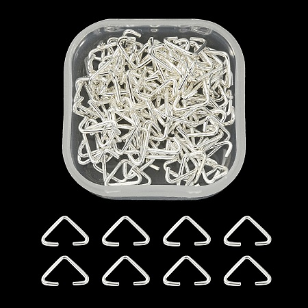 100Pcs Iron Triangle Rings IFIN-YW0001-80-1