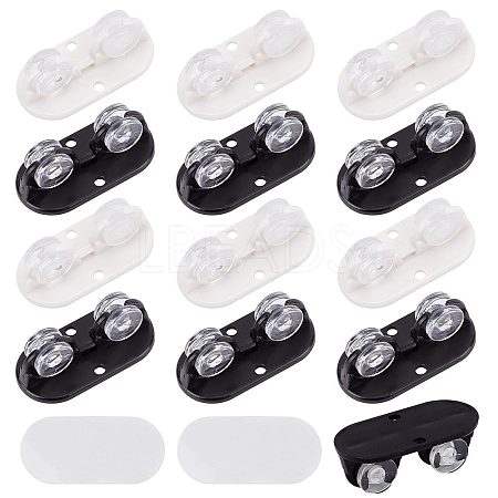 Gorgecraft 4Sets 2 Colors Replacement Drawer Pulley Accessories FIND-GF0002-91-1