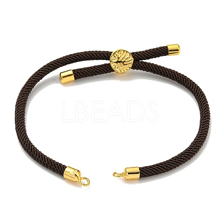 Nylon Cords Bracelet Makings Fit for Connector Charms AJEW-P116-01G-15-1