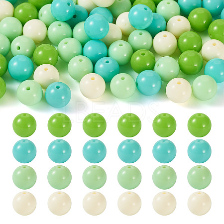 Opaque Acrylic Beads OACR-TAC0014-06D-1
