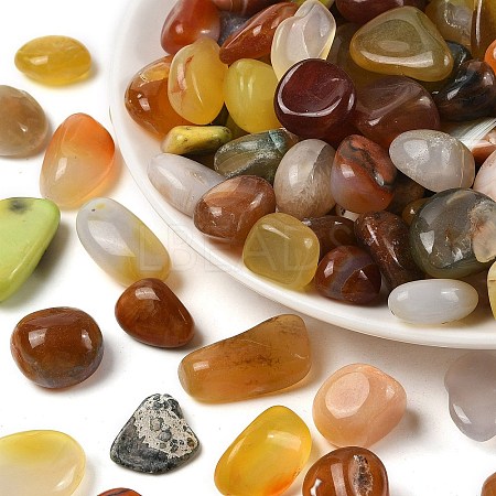 Dyed & Heated Natural Agate Beads G-J402-03C-03-1