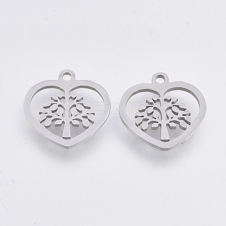 Non-Tarnish 201 Stainless Steel Pendants STAS-T044-80P-1