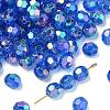 Eco-Friendly Transparent Acrylic Beads TACR-PL642-8mm-32-1