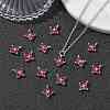 SHEGRACE Brass Cubic Zirconia Charms XGRQ4H469-680P-C-4