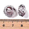 Two Tone Glass European Beads GDA009-3-3