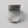 Stainless Steel Tarot Card Adjustable Ring for Women RJEW-WH0001-018P-06-2