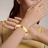 CCB Plastic Curved Tube Beaded Stretch Bracelets for Women BJEW-SW001583-02-7