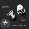 40Pcs 2 Styles Spiral Hair Pin Coil Iron Hair Accessories OHAR-SP0001-10A-5