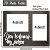 MDF Double Photo Frames AJEW-WH0424-006-2