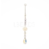 AB Color Teardrop Glass Suncatchers HJEW-JM00845-2