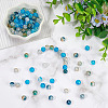 240Pcs 8 Style Crackle Transparent Glass Beads CCG-GO0001-01-4
