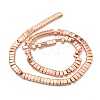 Electroplated Synthetic Non-Magnetic Hematite Beads Strands G-I360-B01-03-2