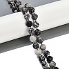 Natural Black Netstone Beads Strands G-G182-B08-05-2
