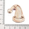 Christmas Alloy Rhinestone Cabochons FIND-U016-03G-01-3