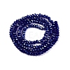 Electroplate Glass Beads Strands EGLA-A044-P1mm-A07-3