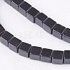 Non-Magnetic Synthetic Hematite Beads Strands X-G-Q527-4x4mm-1-3
