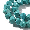 Dyed Synthetic Turquoise Beads Strands G-G075-C02-02-4