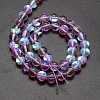 Synthetic Moonstone Beads Strands G-F143-8mm-02-2