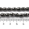 Synthetic Magnetic Hematite Beads Strands G-P518-07B-2