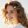 6 Bags 6 Styles Zinc Alloy Hair Bobby Pins PHAR-SP0001-01A-6