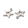 Non-Tarnish 304 Stainless Steel Charms STAS-M089-57P-2