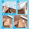 Plastic Frosted Self Adhesive Book Wrap DIY-WH0488-69B-3
