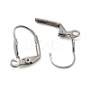 304 Stainless Steel Leverback Earring Findings STAS-P360-02C-P-3