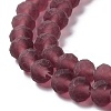 Transparent Glass Beads Strands EGLA-A034-T10mm-MD13-4