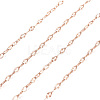 Ion Plating(IP) 304 Stainless Steel Textured Dapped Chains CHS-D004-02RG-3