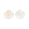 Carved Natural Freshwater Shell Pendants SHEL-T020-62B-3