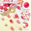 Rubberized Style Opaque Acrylic Beads LS-MACR-CJC0009-02E-3