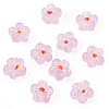 10Pcs Transparent Handmade Bumpy Lampwork Beads LAMP-TADJ0001-48E-3