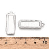 304 Stainless Steel Pendant Cabochon Settings STAS-N108-65P-3