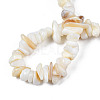 Natural Trochid Shell/Trochus Shell Beads Strands SHEL-S258-080-A01-4