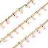 3.28 Feet Handmade Enamel Beaded Chains X-CHC-P007-D05-1