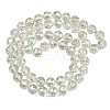 Transparent Electroplate Glass Beads Strands EGLA-N002-34C-B04-2