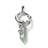 Natural Green Aventurine Pointed Pendants G-I0322-03P-07-2