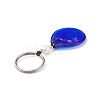 Handmade Lampwork Blue Evil Eye Keychain Key Ring KEYC-JKC00385-01-4