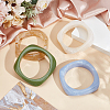 4Pcs 4 Colors Acrylic Bangles BJEW-UN0001-80A-2