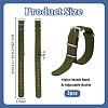 3Pcs Nylon Watch Bands AJEW-OC0015-63B-2
