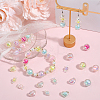 120Pcs 15 Styles Transparent Acrylic Beads TACR-SP0001-15-4