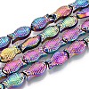 Electroplate Glass Beads Strands EGLA-T025-03D-1