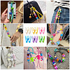 20Pcs UV Plating Opaque Acrylic European Beads OACR-TADJ0001-16W-6
