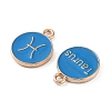 Alloy Enamel Pendants ENAM-S124-01B-02-3