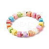 Square Resin Beaded Bracelet Sets for Mother and Kid BJEW-JB06784-4