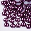 ABS Plastic Imitation Pearl Cabochons SACR-S738-8mm-Z47-1