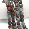 Natural African Bloodstone Beads Strands G-C267-A15-1