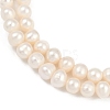Natural Cultured Freshwater Pearl Beads Strands PEAR-I007-07Y-02A-4
