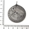 304 Stainless Steel Pendants STAS-V008-22AS-02-3
